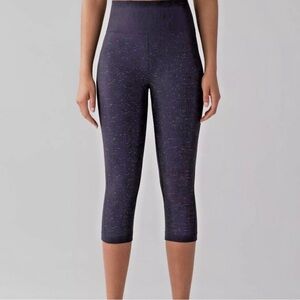 Speckled Cropped Leggings